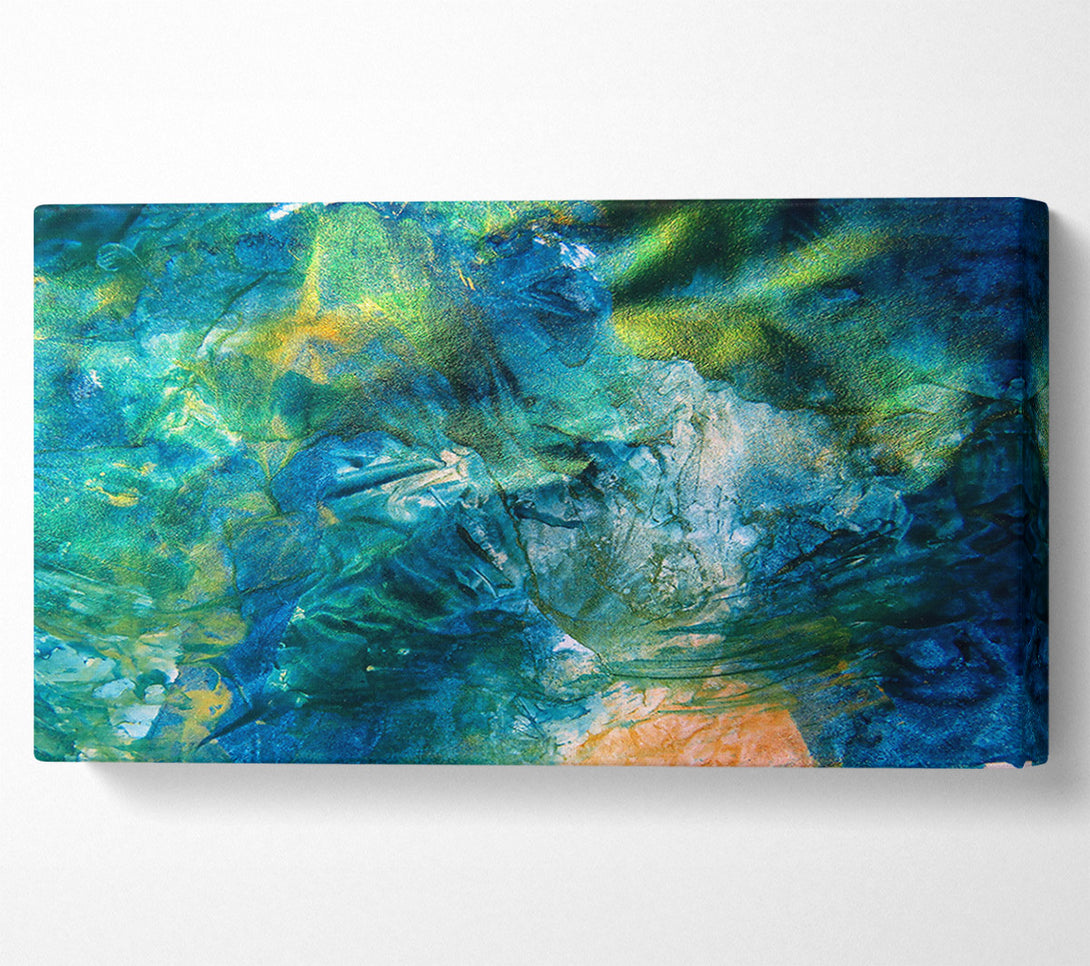  A Canvas Print of Azure Green Dreamscape Canvas Wall Art