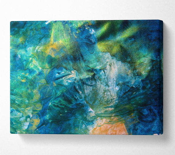  A Canvas Print of Azure Green Dreamscape Canvas Wall Art