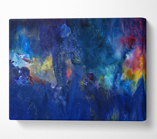  A Canvas Print of Indigo Night Sky Canvas Art