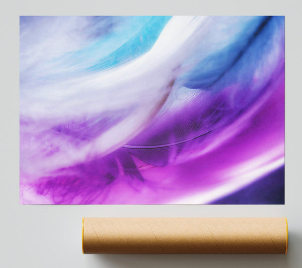 Purple Feather Dream Giclee Print