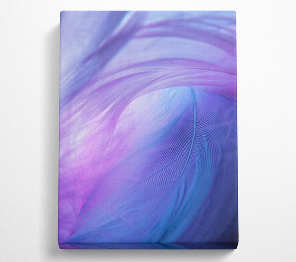  A Canvas Print of Lavender Feather Dreams Canvas Print