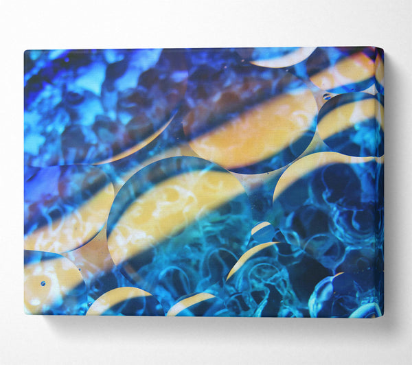  A Canvas Print of Azure Bubble Dreams Canvas Print