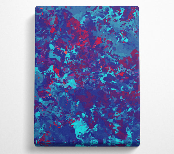  A Canvas Print of Azure Abstract Dreamscape Canvas Print