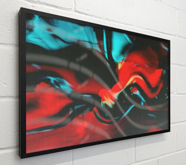 Crimson And Teal Flow