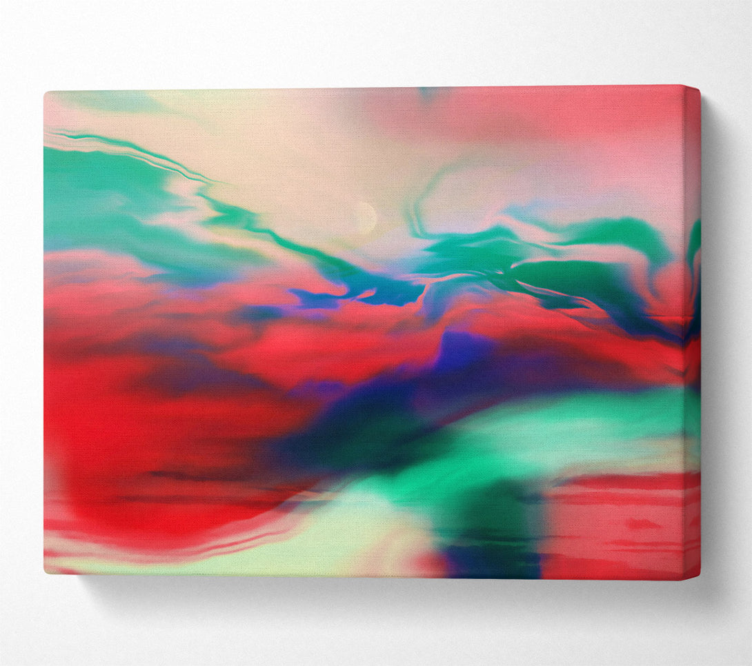  A Canvas Print of Crimson Dreamscape Canvas Wall Art