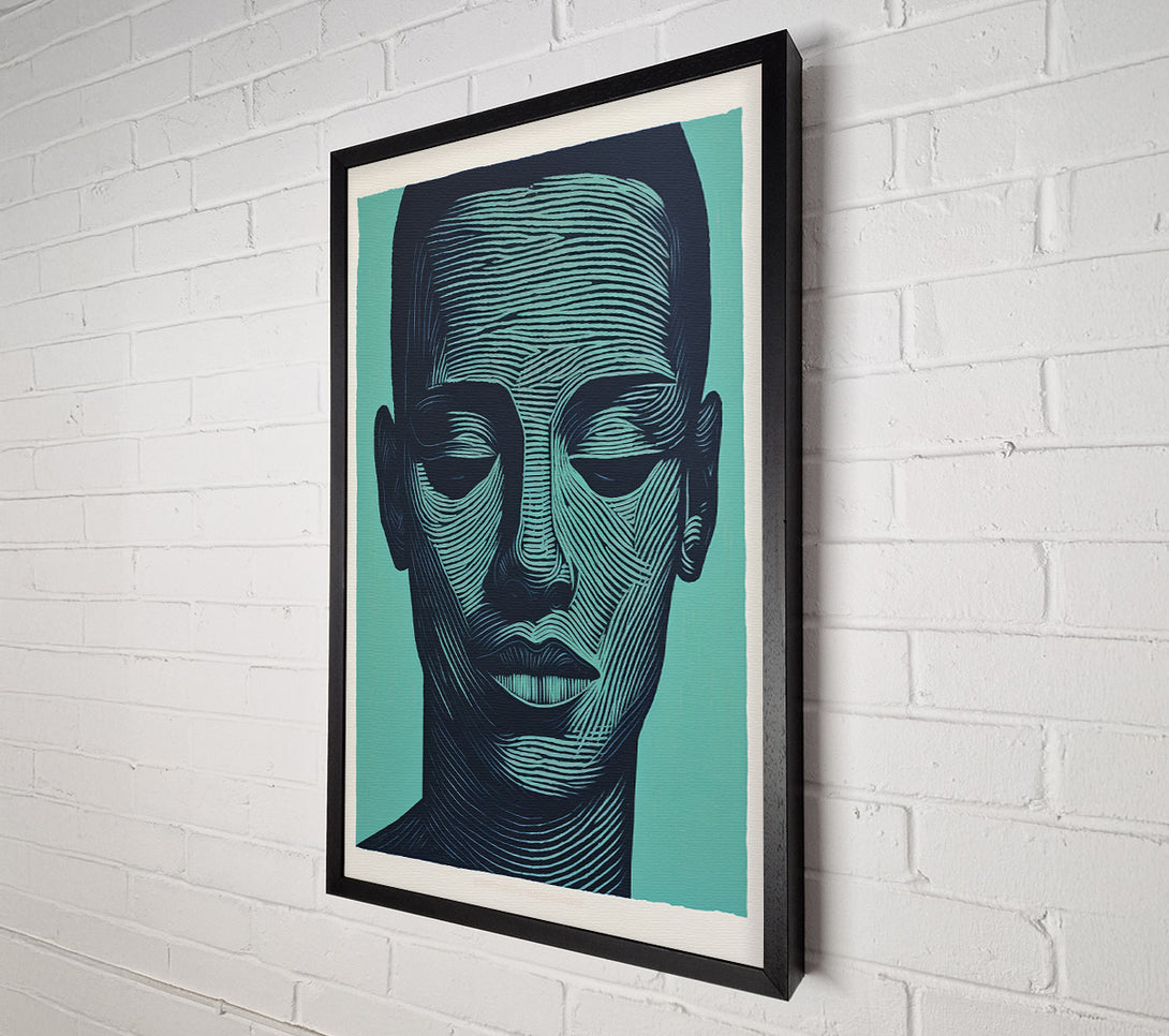  A Canvas Print of Lines Of A Man Canvas Wall Art