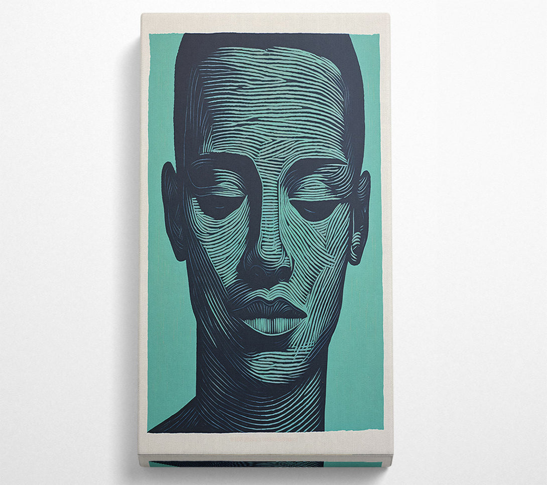  A Canvas Print of Lines Of A Man Canvas Wall Art
