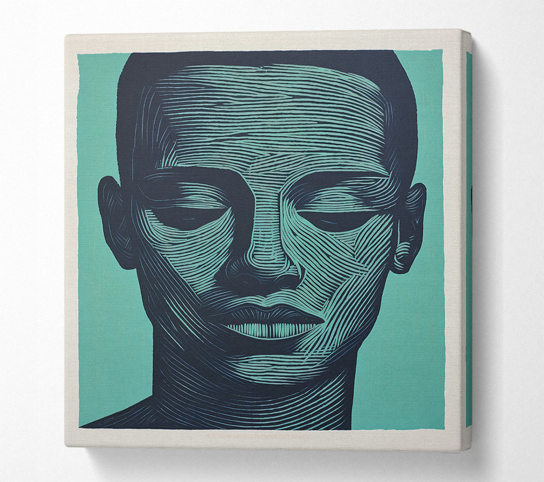  A Canvas Print of Lines Of A Man Canvas Wall Art