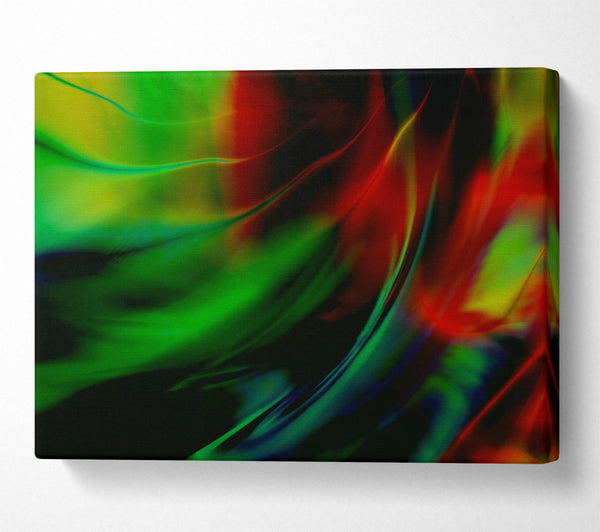  A Canvas Print of Crimson Fluid Flow Canvas Art