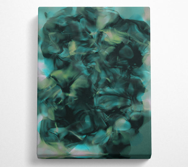  A Canvas Print of Emerald Smoke Dreams Canvas Wall Art
