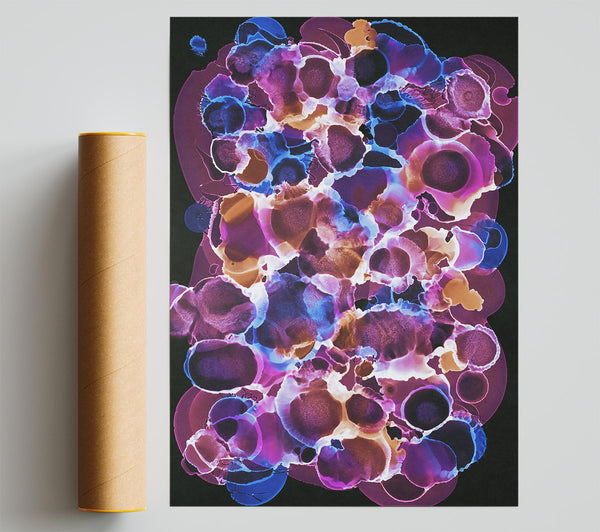 Purple Ink Symphony Print