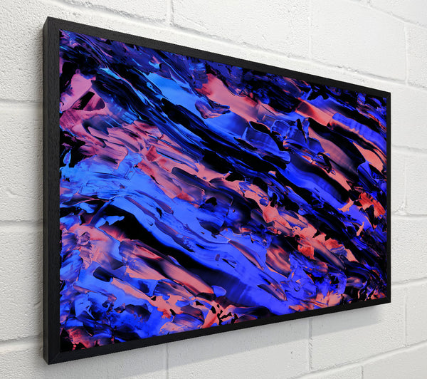 Blue And Pink Swirls