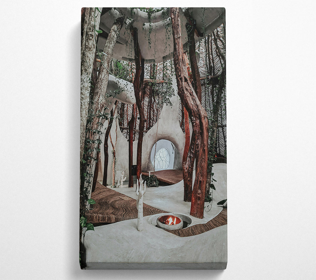  A Canvas Print of White Earth Sanctuary Canvas Wall Art