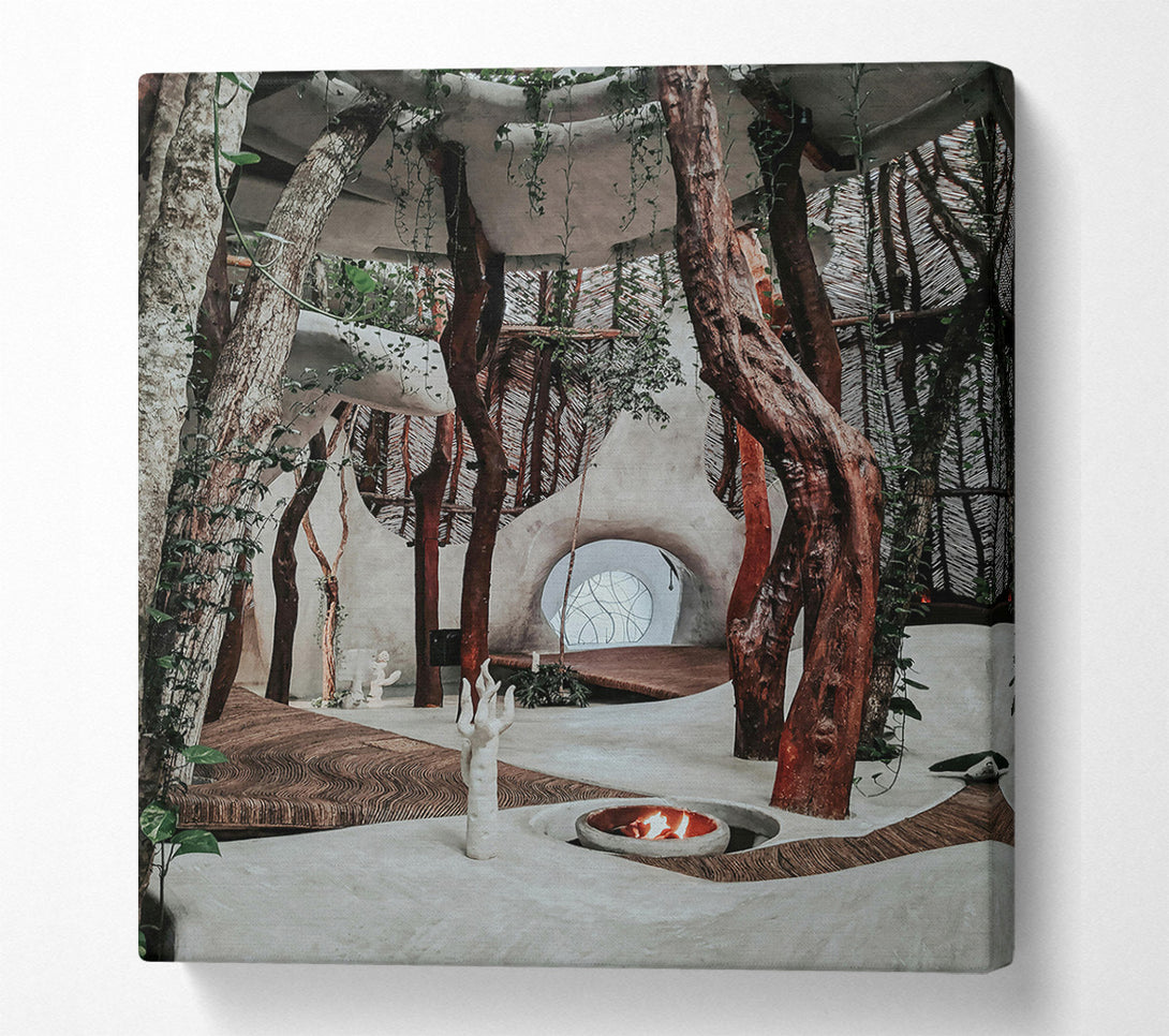  A Canvas Print of White Earth Sanctuary Canvas Wall Art