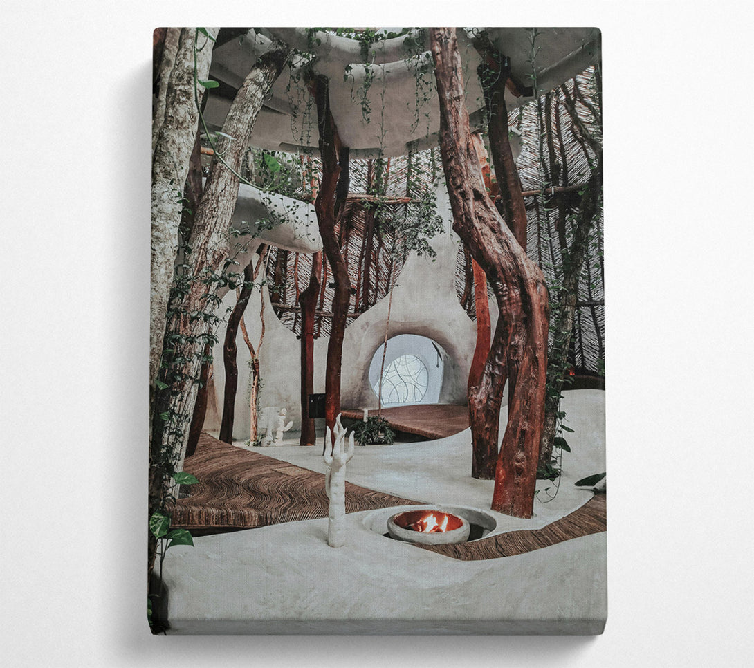  A Canvas Print of White Earth Sanctuary Canvas Wall Art