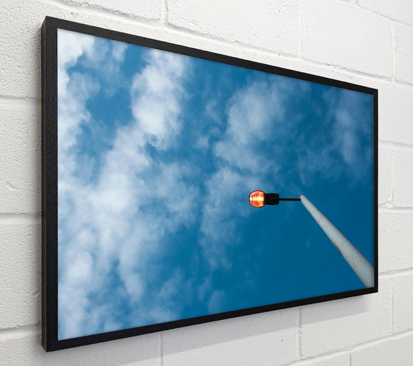 Blue Sky Lamppost Glow