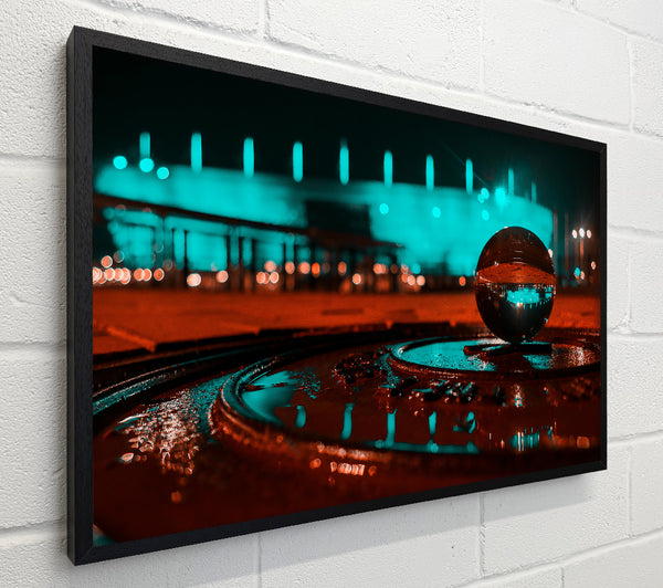 Aqua Lens Reflection