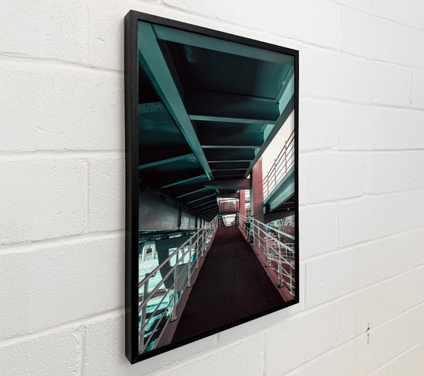 Teal Steel Passageway