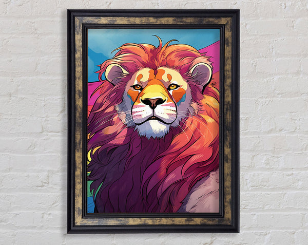 Lion Of Pride Framed Print