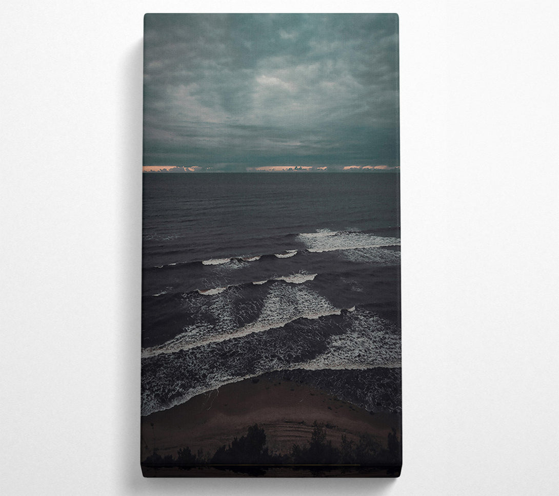  A Canvas Print of Dark Sea'S Fury Canvas Print