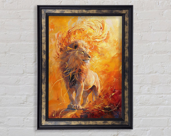 Lion Pride Framed Print