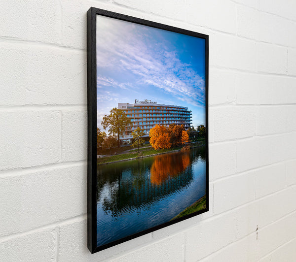 Autumn Reflection In Orange