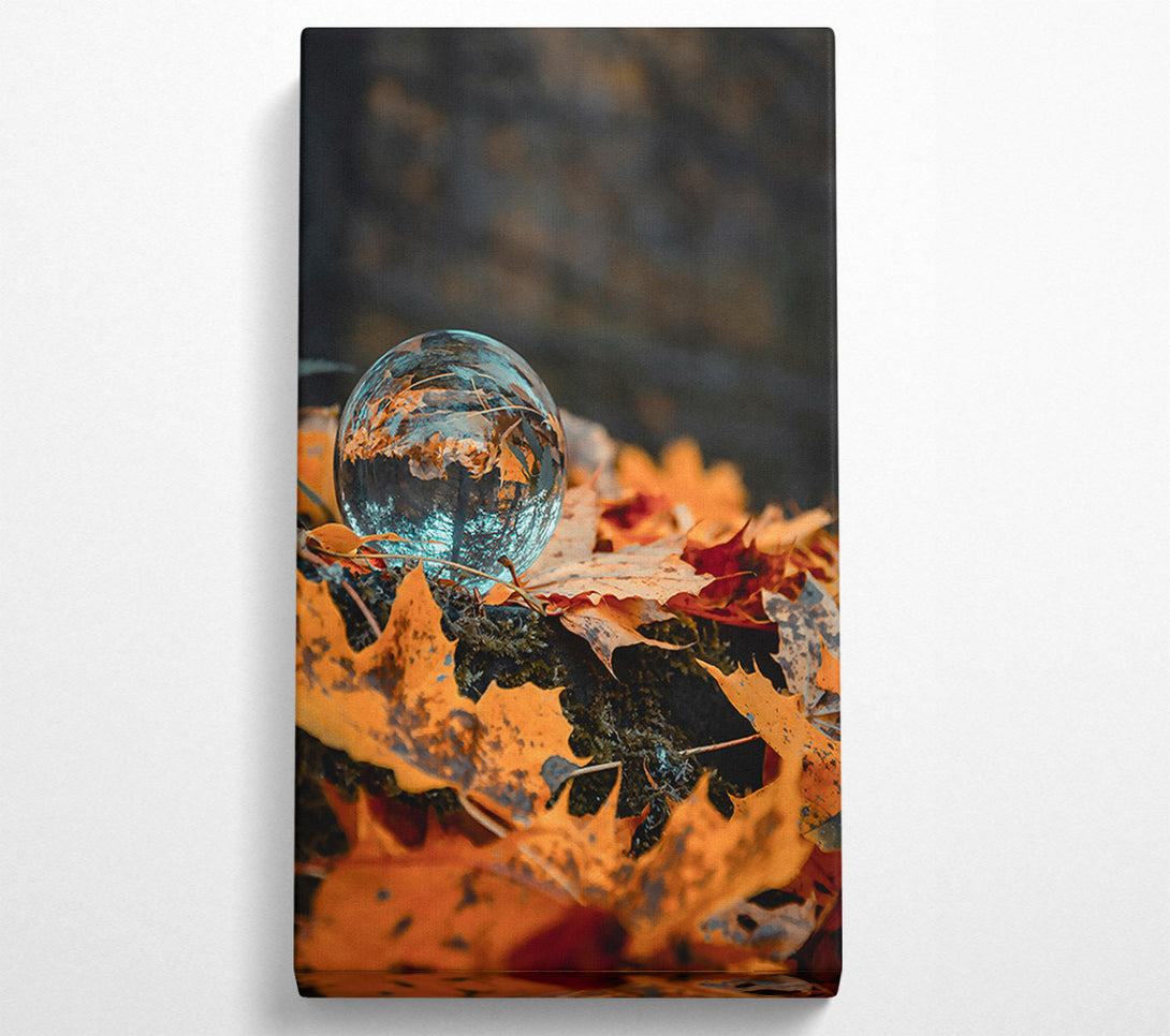  A Canvas Print of Autumn'S Blue Reflection Canvas Print