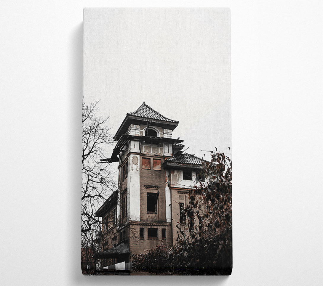  A Canvas Print of Brown Ruin'S Tower Canvas Art