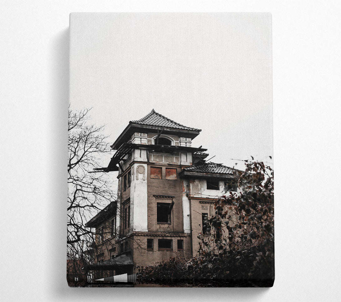  A Canvas Print of Brown Ruin'S Tower Canvas Art