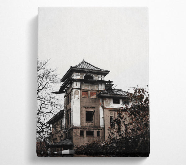  A Canvas Print of Brown Ruin'S Tower Canvas Art