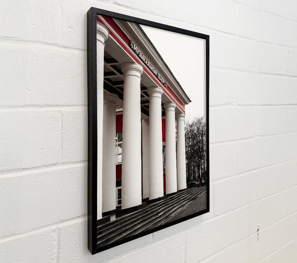 Red And White Columns