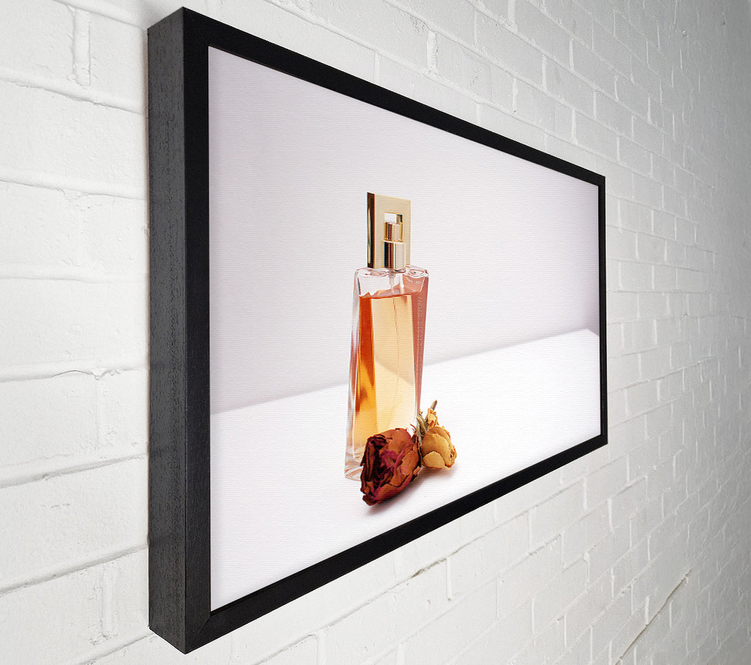  A Canvas Print of Golden Rose Perfume Canvas Wall Art