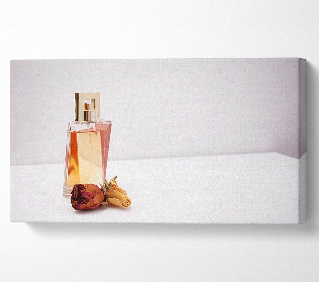  A Canvas Print of Golden Rose Perfume Canvas Wall Art