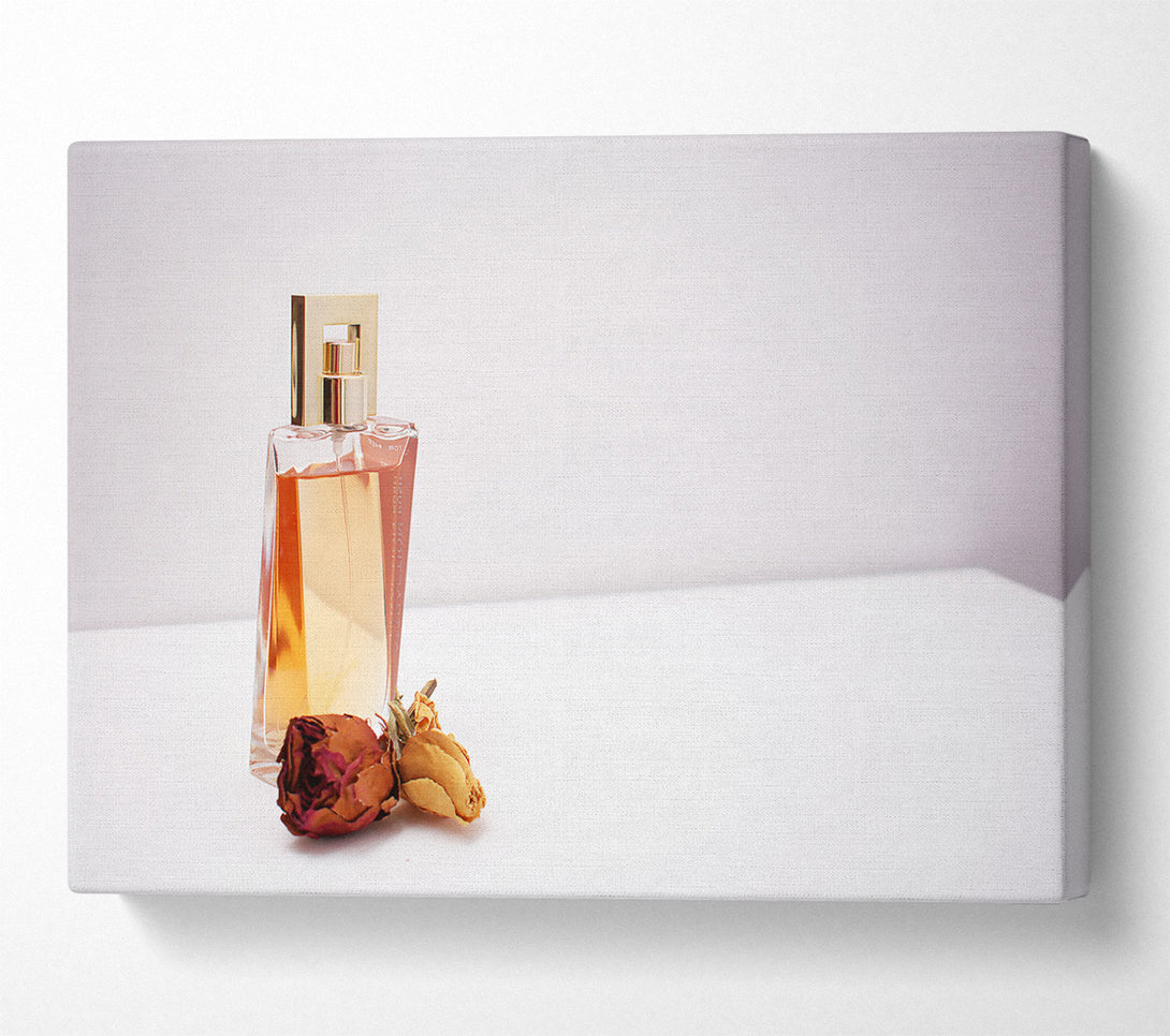  A Canvas Print of Golden Rose Perfume Canvas Wall Art