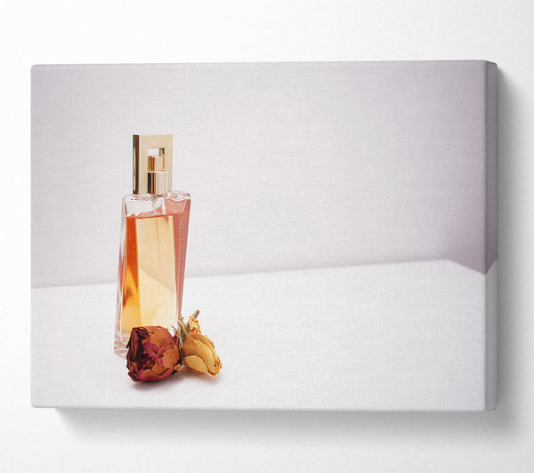  A Canvas Print of Golden Rose Perfume Canvas Wall Art
