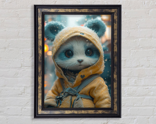 Little Fluffy Framed Print