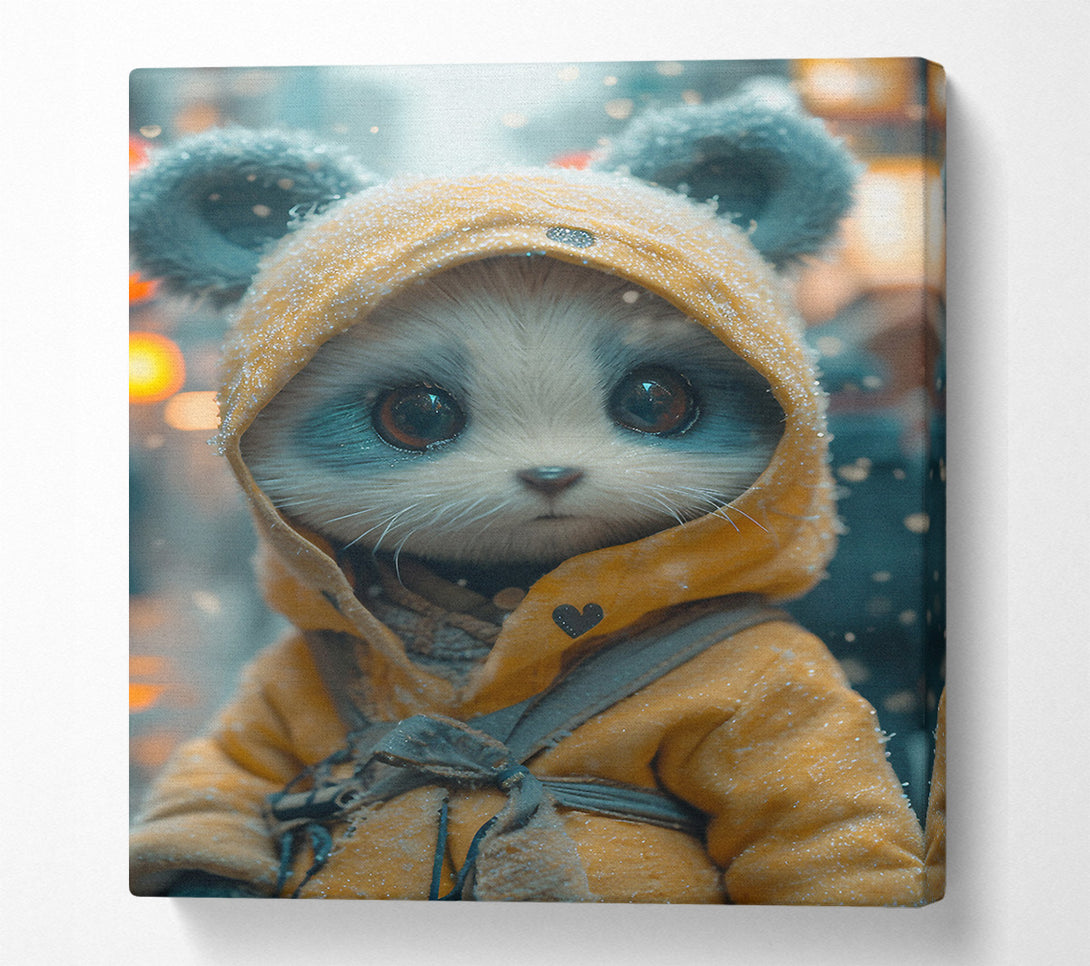  A Canvas Print of Little Fluffy Canvas Art