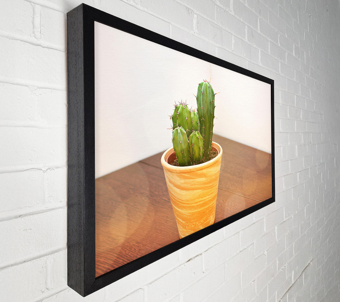  A Canvas Print of Terracotta Cactus Cluster Canvas Wall Art