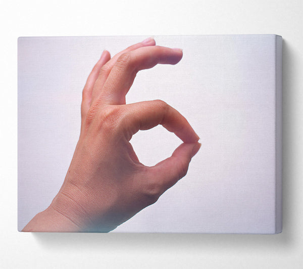  A Canvas Print of Pinky Promise Light Canvas Print