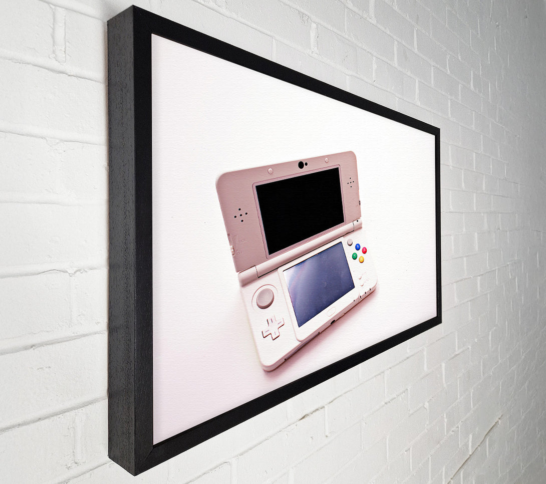  A Canvas Print of White Console Dreaming Canvas Wall Art