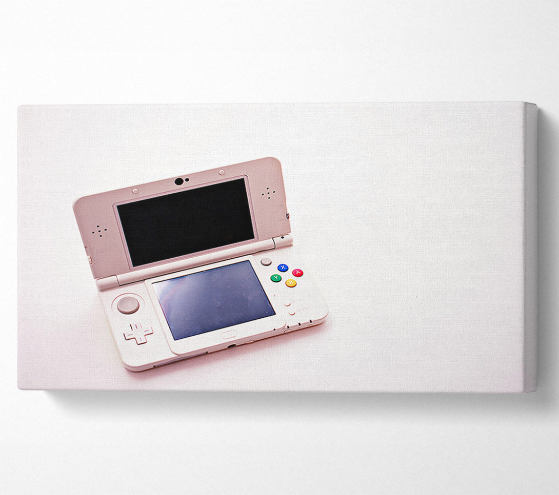  A Canvas Print of White Console Dreaming Canvas Wall Art