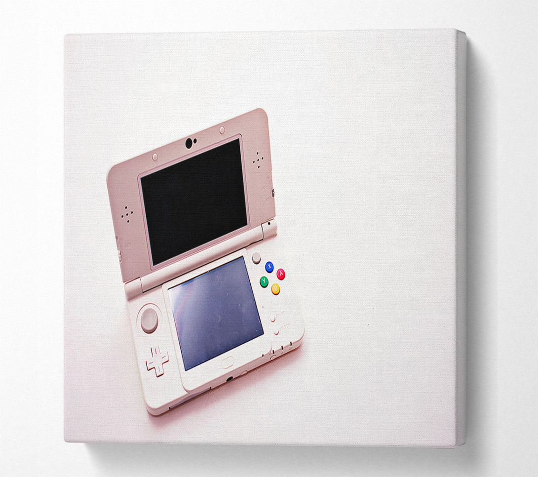  A Canvas Print of White Console Dreaming Canvas Wall Art