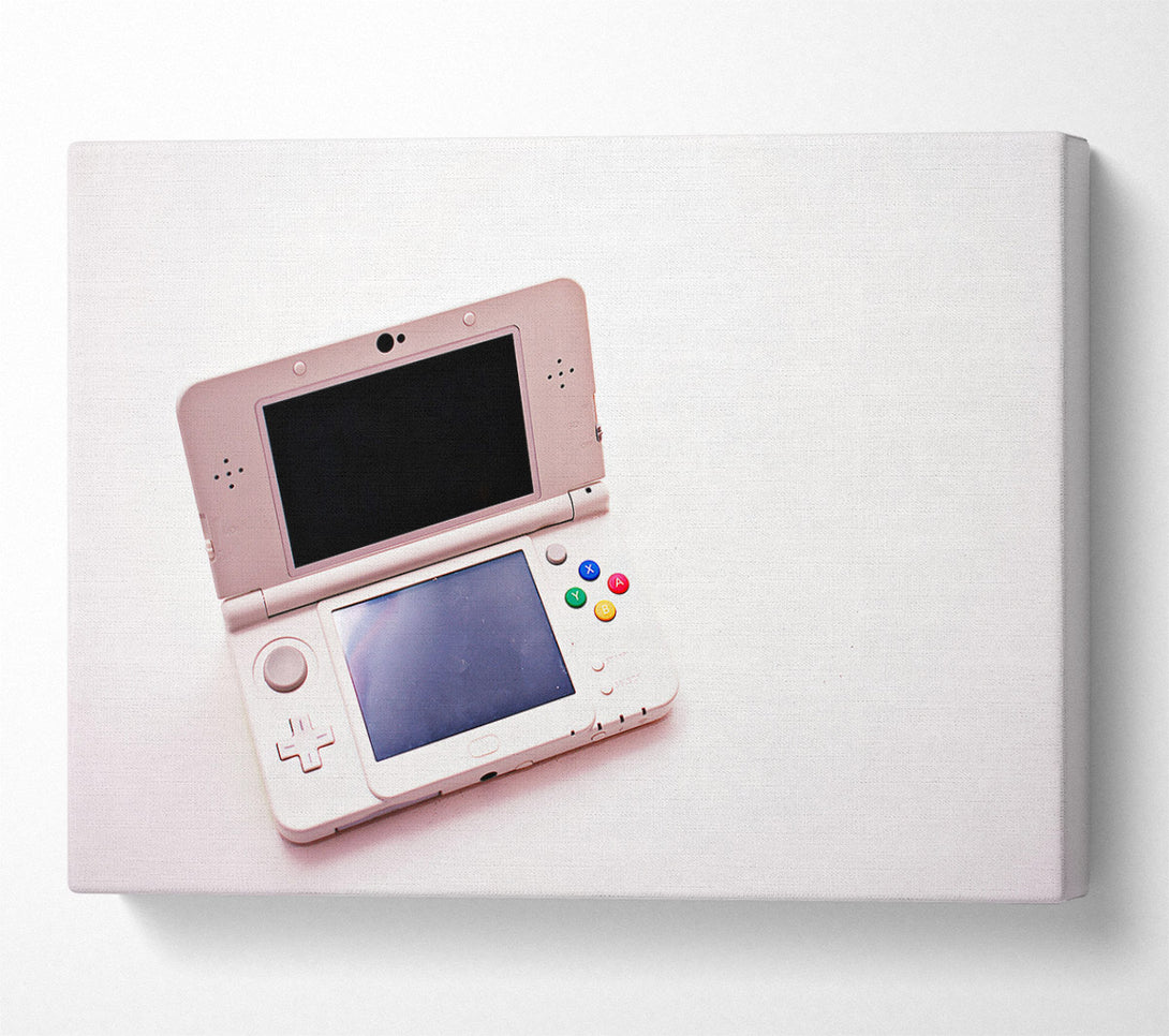  A Canvas Print of White Console Dreaming Canvas Wall Art