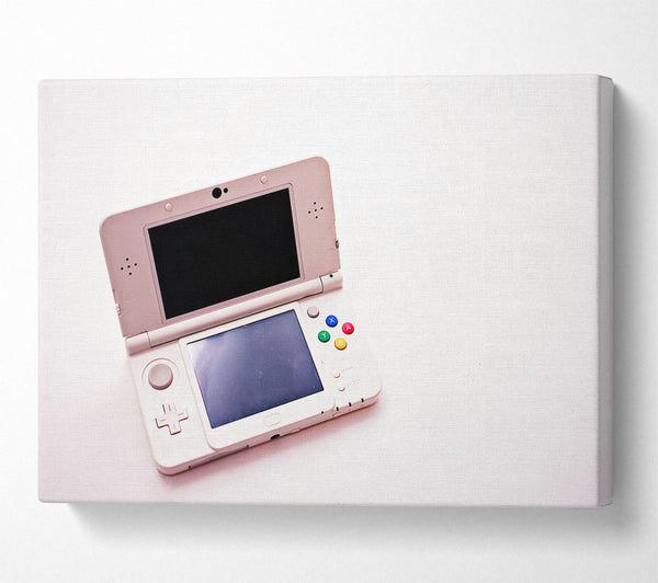  A Canvas Print of White Console Dreaming Canvas Wall Art