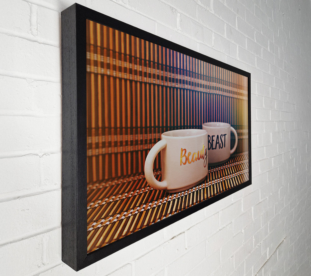  A Canvas Print of Golden Beauty And Beast Canvas Print