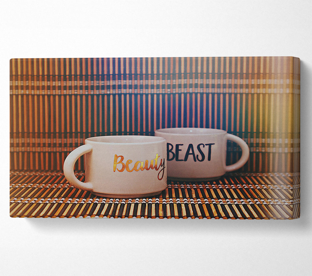  A Canvas Print of Golden Beauty And Beast Canvas Print
