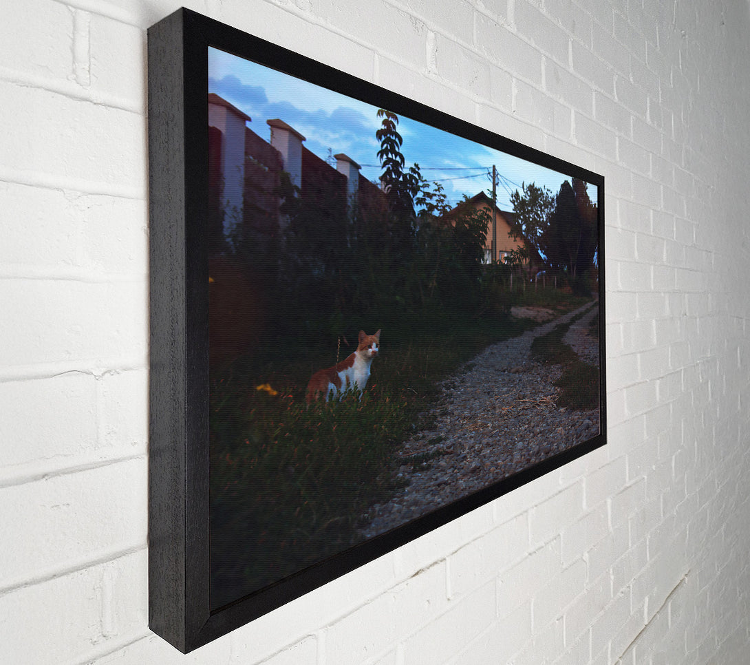  A Canvas Print of Twilight'S Grey Path Canvas Wall Art