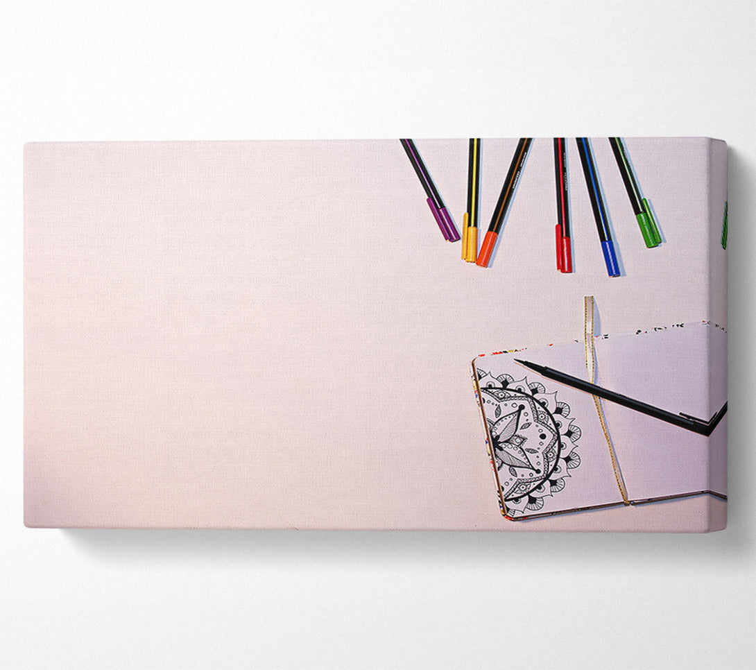  A Canvas Print of White Background Art Canvas Print