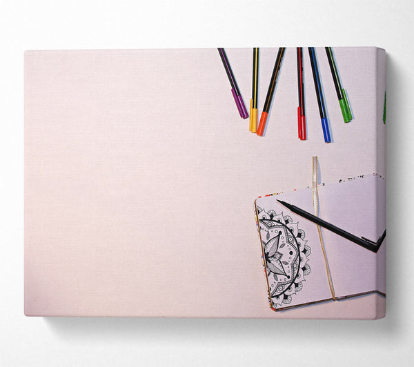  A Canvas Print of White Background Art Canvas Print
