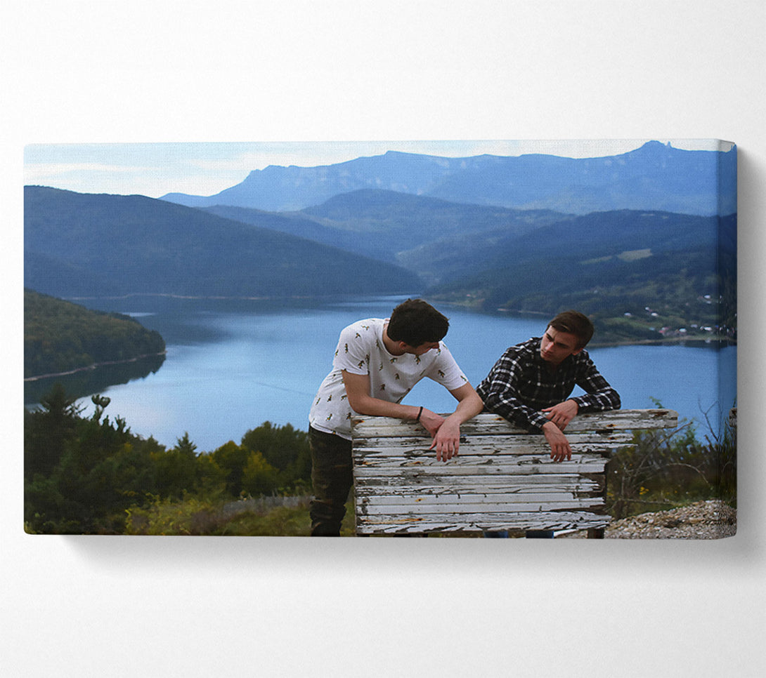  A Canvas Print of Blue Mountain Conversation Canvas Wall Art